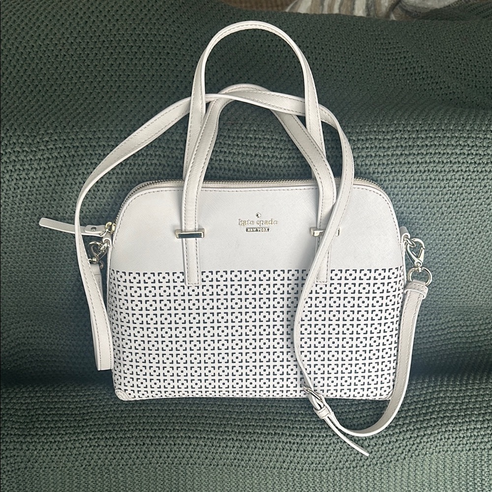 Kate Spade White Patterned Women's Bag